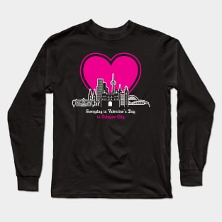 Valentine's Day in Cologne City Long Sleeve T-Shirt